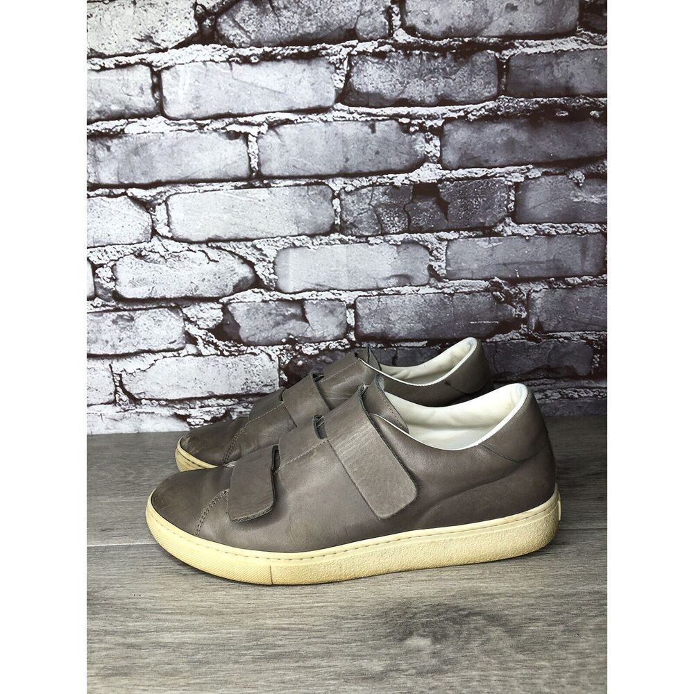 L'idea by Lori Gray Leather Comfort Strap Sneakers Shoes Women Sz 41EU/10.5M US